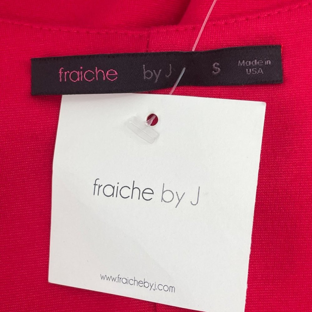 Size Small Sexy Red Mini Cocktail Dress Plunging V-Neck Bodycon NEW Fraiche by J - Picture 5 of 5